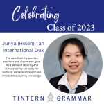 Class of 2023 - Junya Tan
